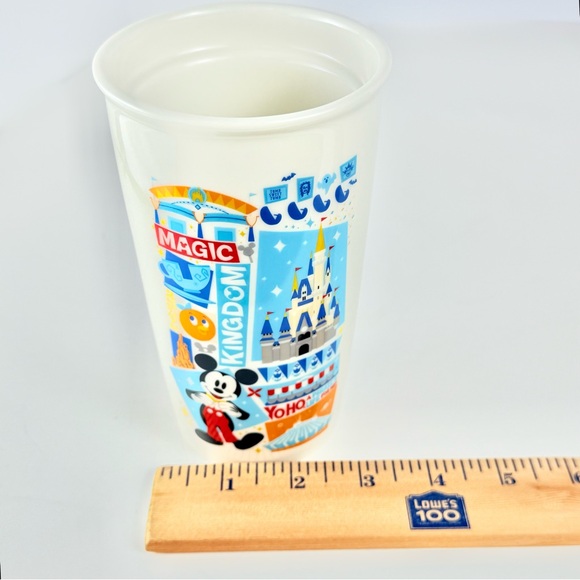 Starbucks Disney Magic Kingdom Yo Ho A Pirates Life 12 oz Ceramic Tumbler NO LID - Picture 11 of 12